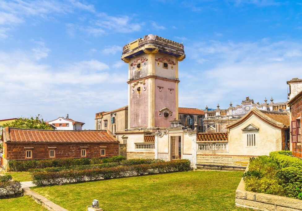 Historic Building Deyue Tower in Kinmen, taiwan